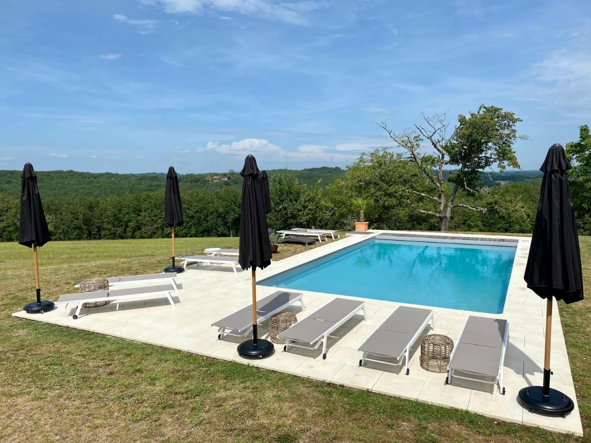 Vila Domaine De Cazal - Gite 2 Pers Avec Piscine Au Coeur De 26 Hectares De Nature Preservee Saint-Cyprien  Exteriér fotografie